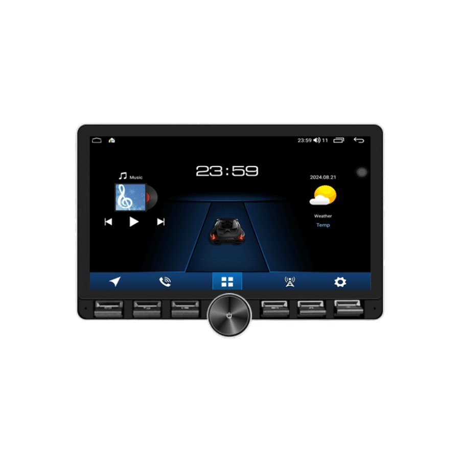 Diamond P80s 10.1″ Android Stereo (2GB+32GB) with Dual Knob & Wireless CarPlay & Cooling Fan